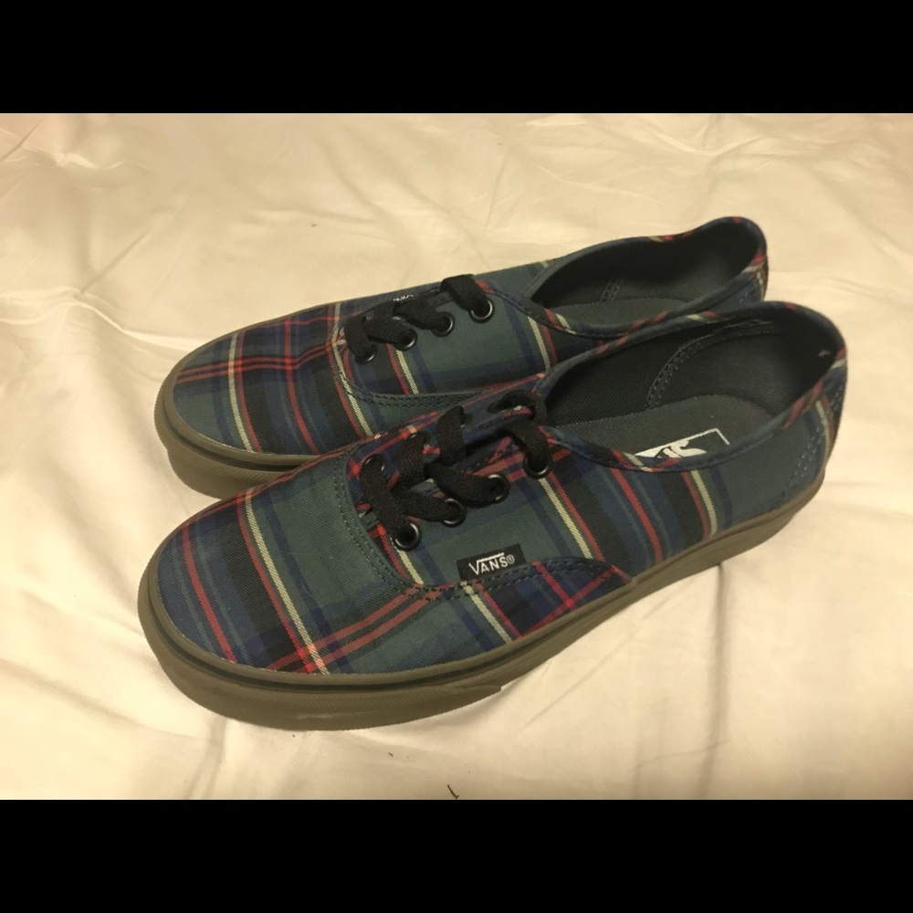 Authentic Plaid Vans